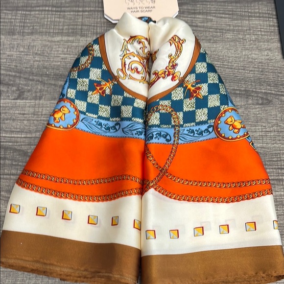⚜️ Camila Coelho Scarf 🧡🤎 - Picture 1 of 8